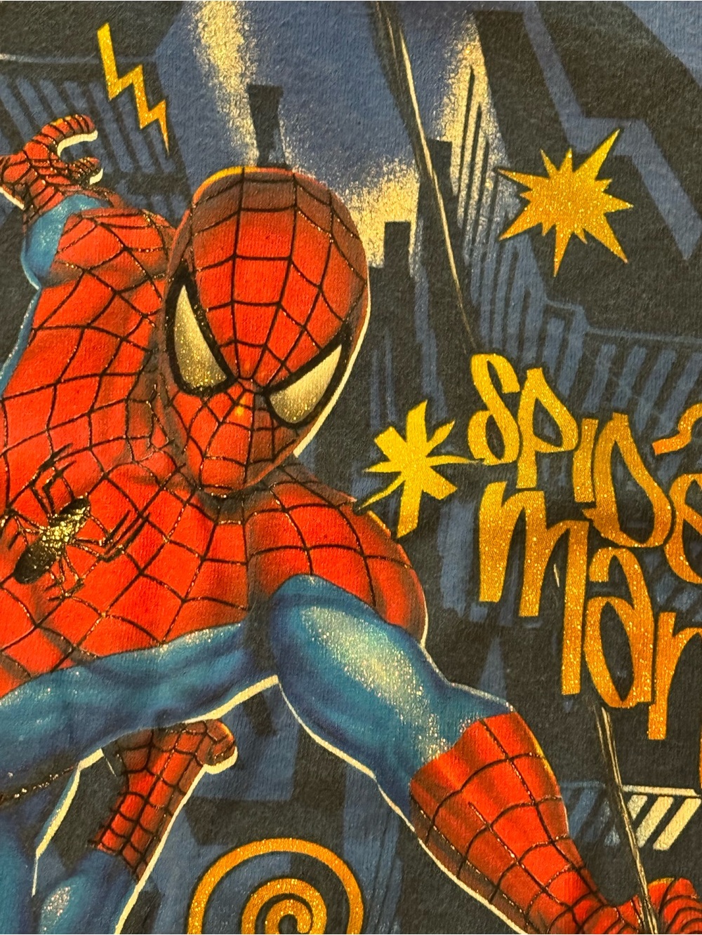 Marvel Spider-Man Boys' Light Blue Graphic Tee Size Small - Picture 3 of 6